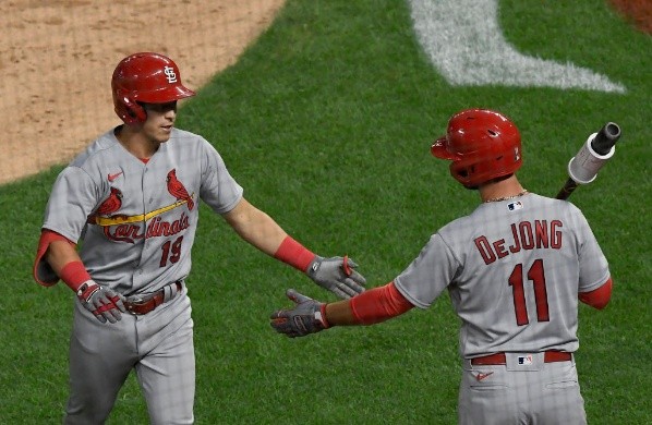 Tommy Edman y Paul DeJong
