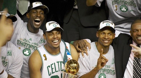 The Celtics won the ring in 2008. (Getty)