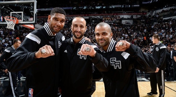 They won 4 rings together. (Getty)