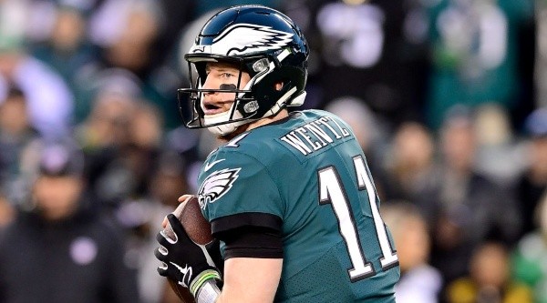 Carson Wentz’s durability has been a huge concern for the Eagles. (Getty)