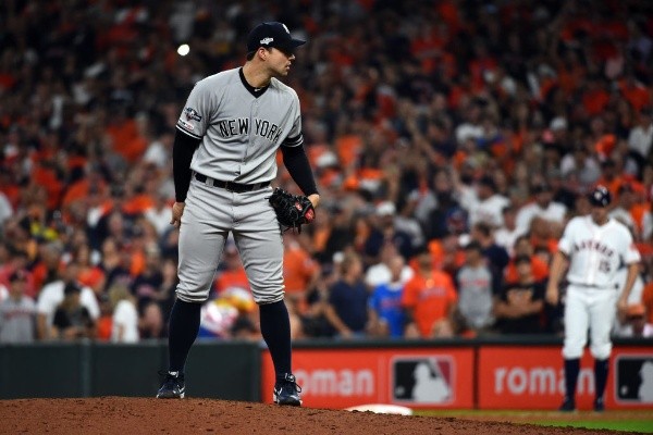 Kahnle no juega desde la final de la Liga Americana del 2019 (Getty)