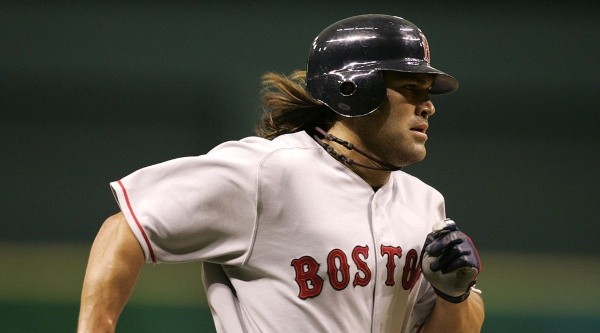 Former Boston Red Sox Johnny Damon is introduced during a surprise News  Photo - Getty Images