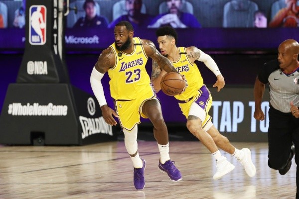 LeBron James, estrella de los Lakers (Getty Images)