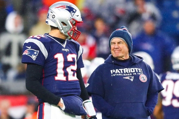 Tom Brady y Bill Belichick (Getty Images)