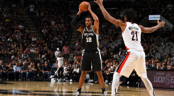 Aldridge left the Blazers to join the Spurs. (Getty)