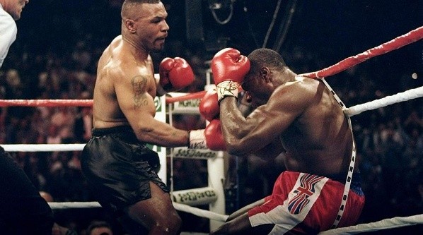 Punching power was Tyson&#039;s trademark. (Getty)