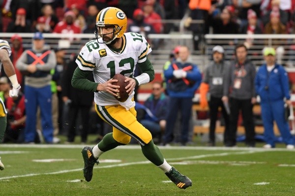 Rodgers juega su 15° temporada en los Packers (Getty)