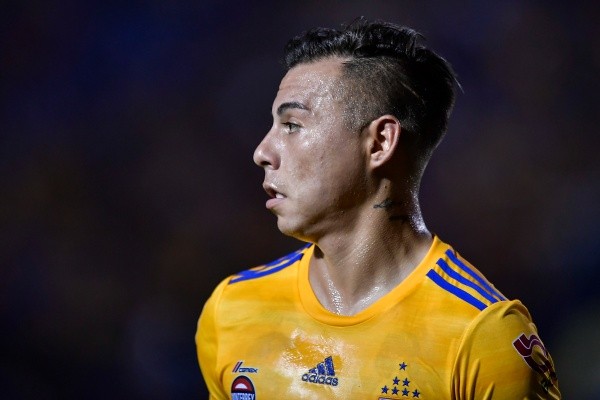 Edu Vargas vive su última etapa como jugador de Tigres UANL (Getty Images)