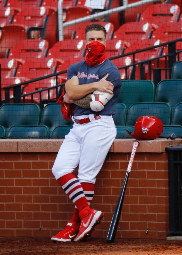 El jardinero Harrison Bader espera volver a jugar (@Cardinals)