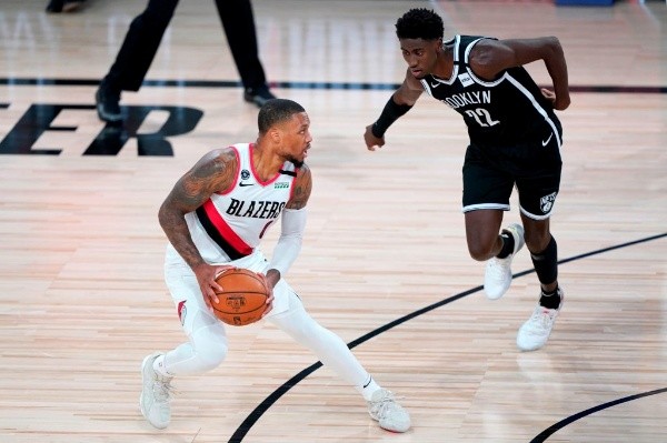 Lillard, el más destacado de la burbuja en Orlando (Getty)