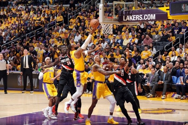Los Angeles Lakers (1) vs. Portland Trail Blazers (8)