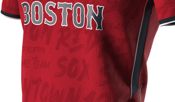 Réplica grande y alta de la camiseta del equipo Red Boston Red Sox para  hombre