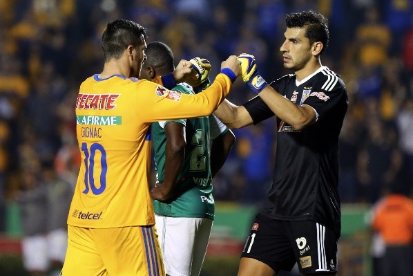 André-Pierre Gignac y Nahuel Guzmán fueron víctimas de las críticas de Higuera (JAM Media)