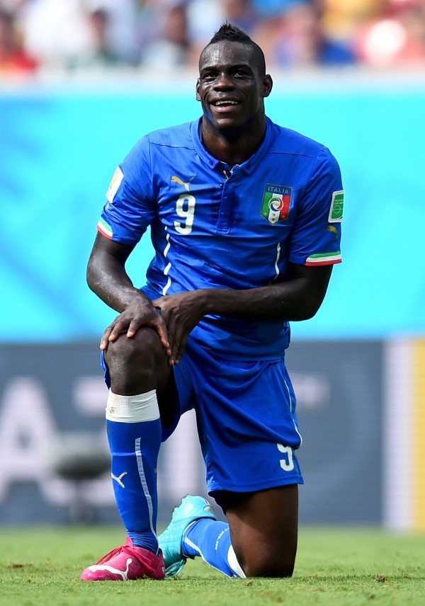 Mario Balotelli en el Mundial 2014 con Italia (Getty Images)