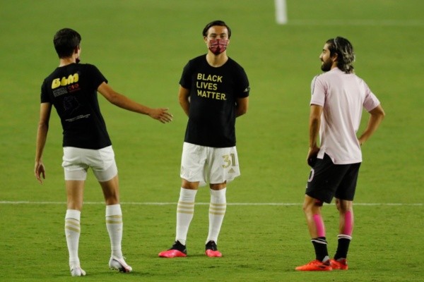 Jurgen Damm y Rodolfo Pizarro se reencontraron en la MLS: Getty Images.