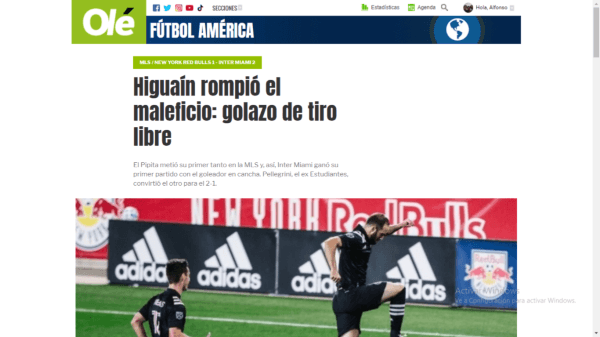 Diario Olé Gonzalo Higuaín