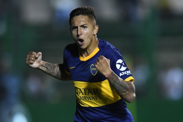 Agustín Almendra con la camiseta de Boca. (Foto: Getty)