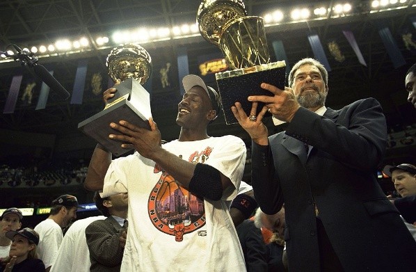 Chicago Bulls: seis títulos 1991, 1992, 1993, 1996, 1997 y 1998 (Getty Images)