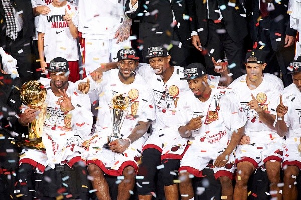 Miami Heat: tres títulos 2006, 2012 y 2013 (Getty Images)