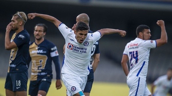 Josué Reyes anotó su primer gol en la Copa por México. (Cruz Azul)