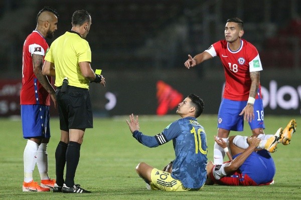 La dura falta de James Rodríguez sobre Alexis Sánchez. // Getty Images.