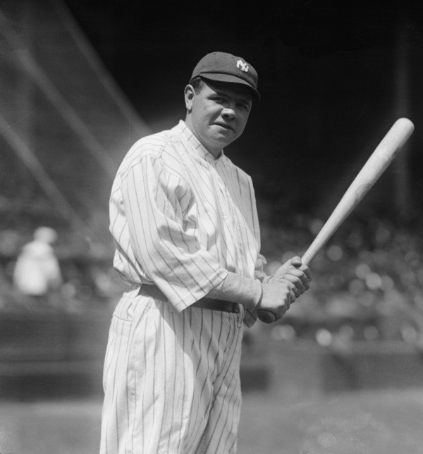 Babe Ruth, leyenda eterna de las Grandes Ligas de Béisbol (Getty)