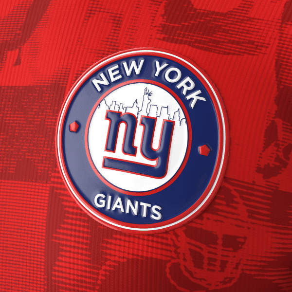 El escudo modo fútbol de los New York Giants.