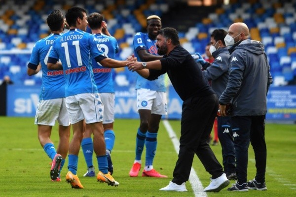 Hirving Lozano, Napoli, Gennaro Gattuso