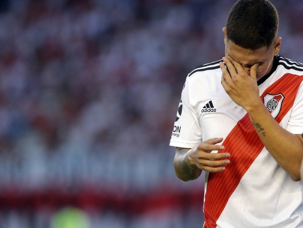 Quintero, figura e ídolo en River. (Getty)