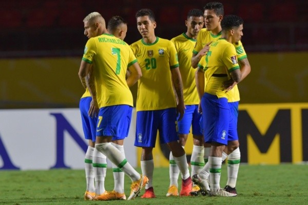 Comemoração jogadores Brasil. Foto: Getty Images