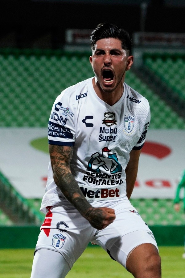 Víctor Guzmán, la máxima figura de Pachuca (Getty Images)