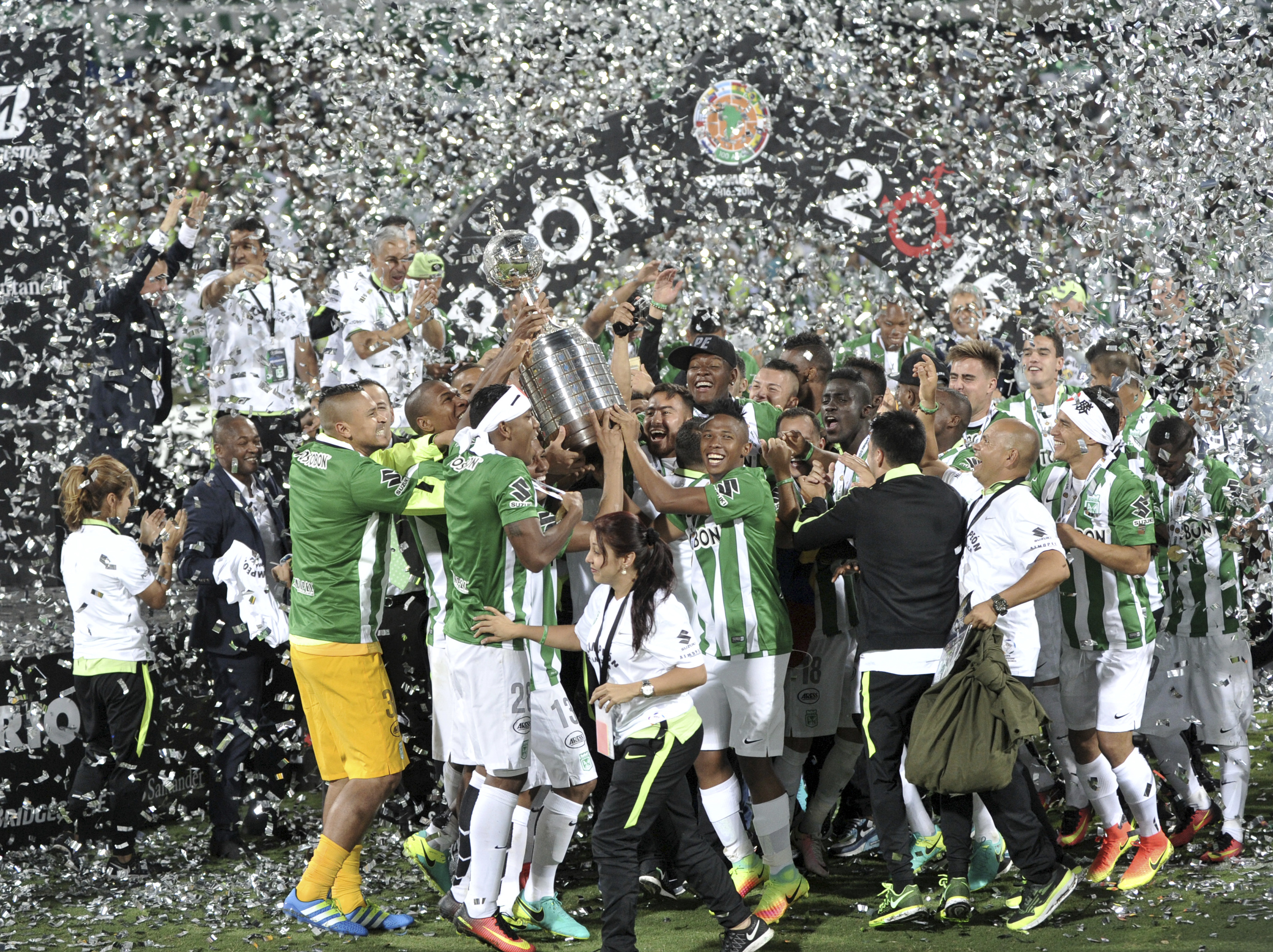 El Paisa levantó por segunda vez la Copa Libertadores en 2016. Fuente: Getty Images