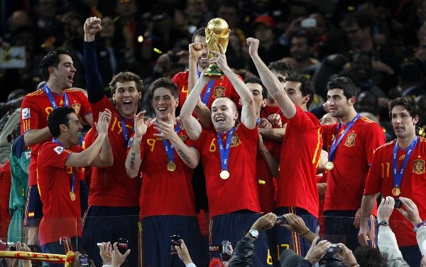 El mejor equipo de la historia de España obtuvo 3 títulos seguidos, algo inédito.     Fuente: Getty Images