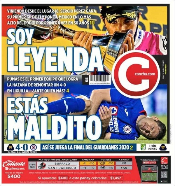 Pumas UNAM: las portadas de los principales medios deportivos de México  tras el histórico triunfo ante Cruz Azul por la Liguilla | Liga MX