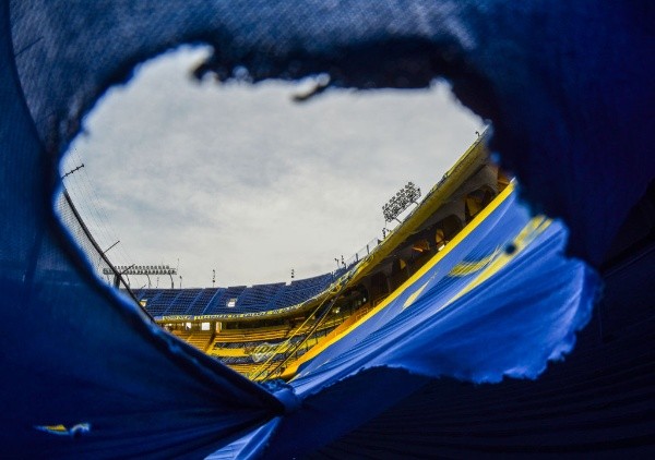 La Bombonera, vacía-. (Getty)