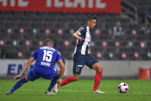 Maxi Meza no se destacó en este 2020 con Monterrey. Foto: Getty