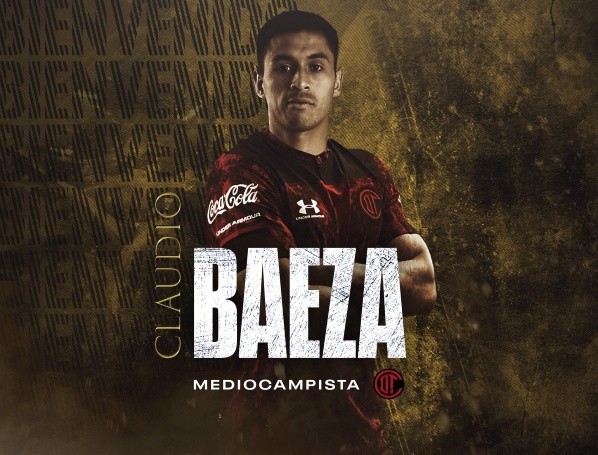 Presentación de Claudio Baeza en Toluca. Foto: Prensa Toluca