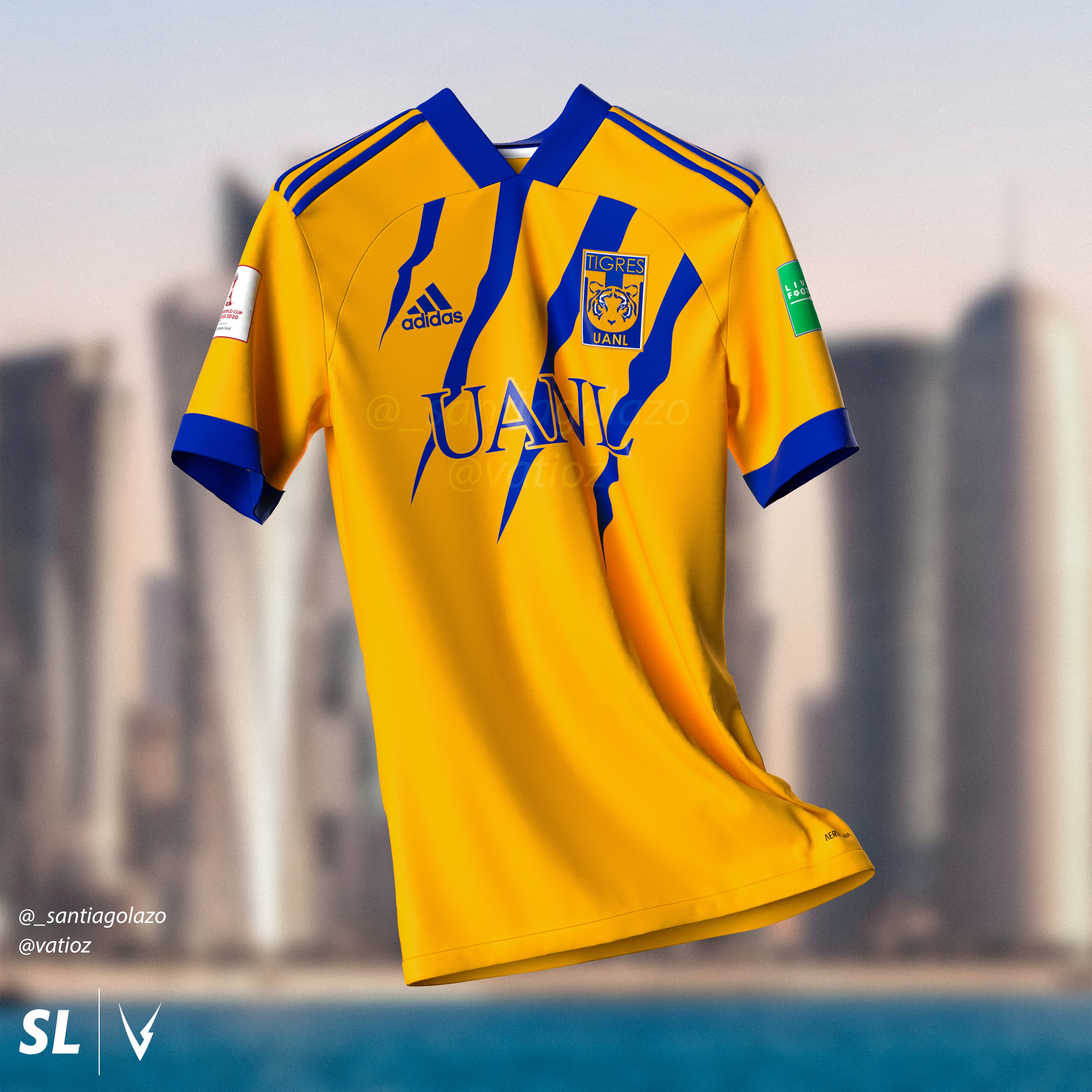 tigres uanl jersey mundial de clubes