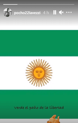 Foto: Instagram Pocho Lavezzi.