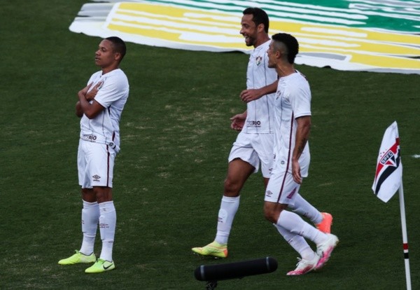 Comemoração de gol do Fluminense. Foto: Getty Images