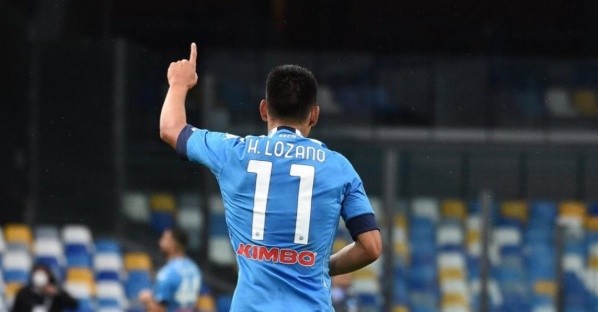 Lozano anotó en la derrota del Napoli.