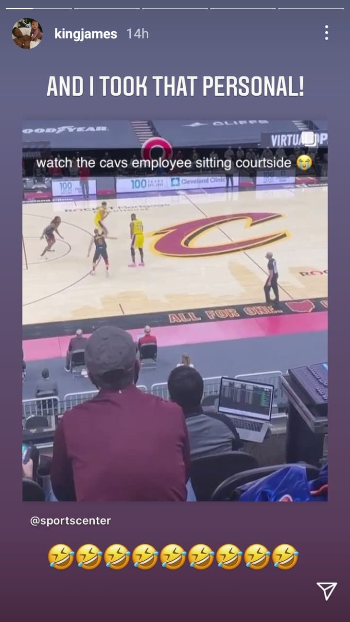 La respuesta de LeBron James (Foto: @kingjames)