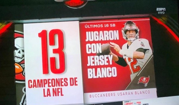 Tendencia de Tom Brady