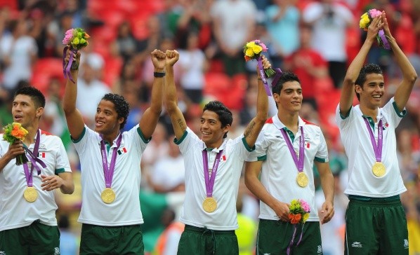 México medallista de oro en los Juegos Olímpicos de Londres 2012. Foto: Getty