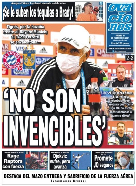 Portada de Ovaciones