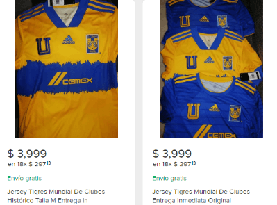 playera tigres mundial de clubes