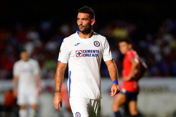 Martín Cauteruccio, actual delantero de Estudiantes de la Plata. Foto: JAM Media