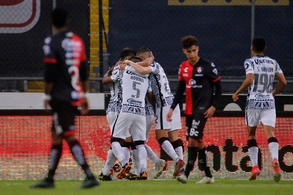 Estadísticas del encuentro entre Atlas y América. Jam Media.