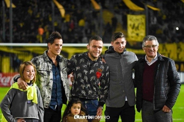 Rodríguez fue homenajeado por Peñarol. (Instagram)