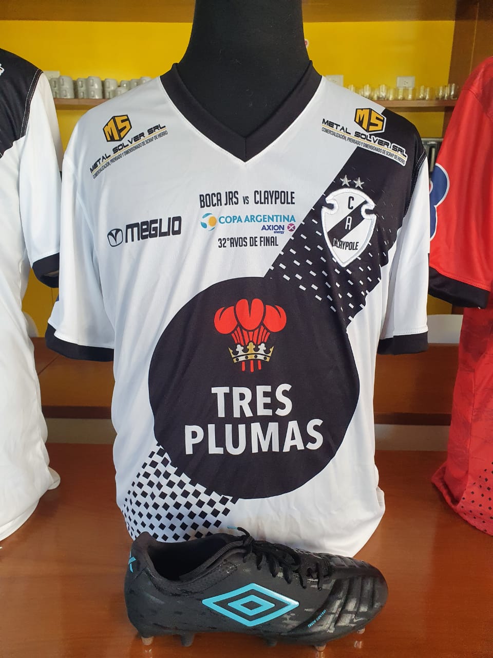 La casaca que utilizarán los defensores